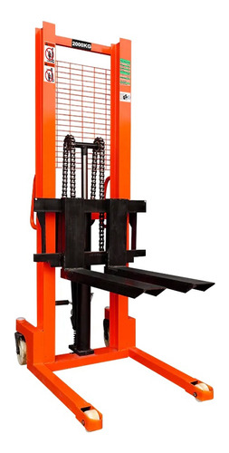 Zorra Hidraulica 2 Toneladas Apilador Pallets 1.6 Mts Altura
