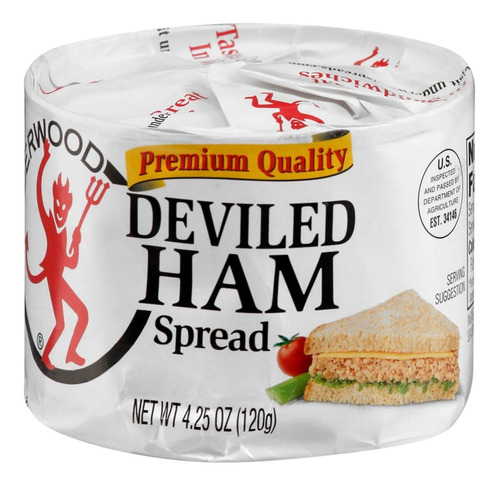 Deviled Ham Spread Underwood Paté De Jamón Calidad Premium