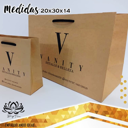 Bolsas Personalizadas En Papel Kraft