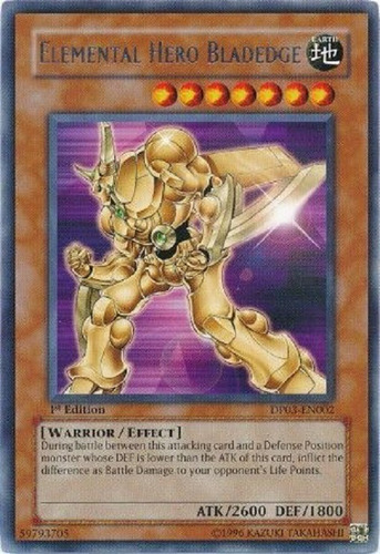 Elemental Hero Héroe Elemental Bladedge Raro Yugioh