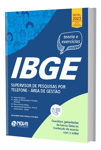 Apostila Ibge - Supervisor De Pesquisas Por Telefone