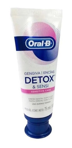 Pasta Dental Sensi Care Encias Detox Oral B