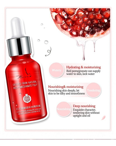 Serum Suero De Granada Antioxidante Antiarrugas 15ml Tipo De Piel Todo Tipo De Piel