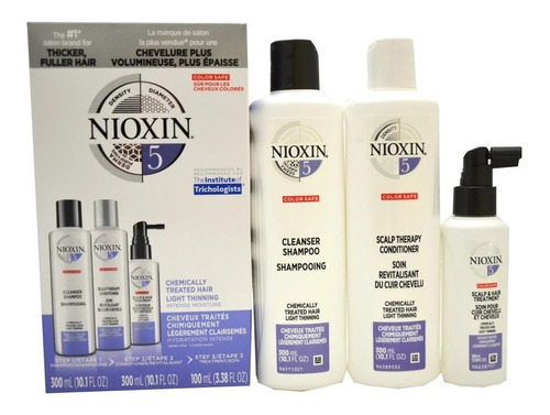 Kit Nioxin System 5 Sh 300ml E Cond 300ml E Scalp 100ml