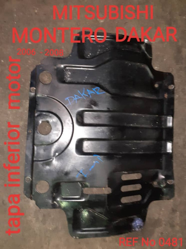 Tapa Inferior Motor Mitsubishi Montero Dakar 2006/2008