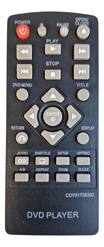 Control Remoto Compatible Dvd LG Cov31736202