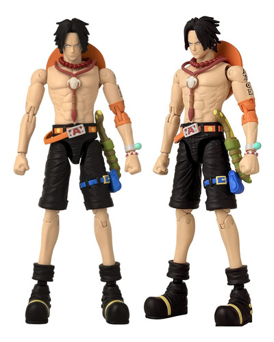 Imagen 2 de 10 de Portgas D. Ace One Piece Bandai Fig 17cm +16 Articulaciones