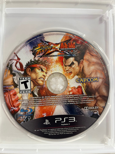 Jogo Ps3 Street Fighter X Tekken Original Mídia Física (Usado)