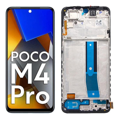 Pantalla Táctil Amoled Con Marco For Xiaomi Poco M4 Pro 4g