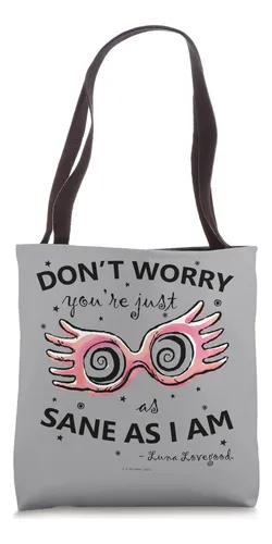 Harry Potter Luna Lovegood Spectrespecs Bolsa De Tela Negra