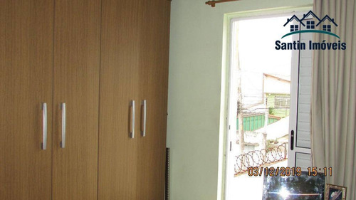 Imagem 25 de 29 de Sobrado Com 2 Dormitórios (01 Suíte)espaço Gourmet,02 Vagas Cobertas À Venda, 137 M² Por R$ 430.000 - Vila Alzira - Santo André/sp - So0294