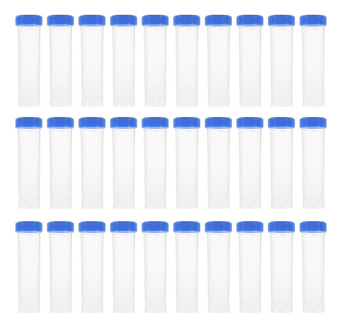 Paquete De 50 Tubos De Centrífuga De Plástico De Fondo Plano