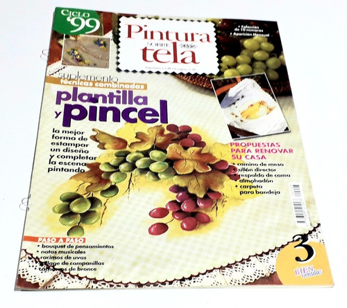 Revista Pintura Sobre Tela Camino De Mesa Año 1999 Número 3