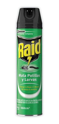 Insecticida Mata Polillas Y Larvas Raid