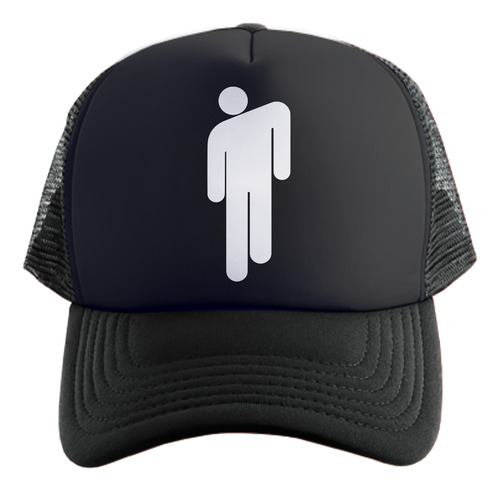 Billie Eilish Logo Gorra Friki Tu Eres #1 Negro Todo Talle Único Regulable Billie Eilish Logo