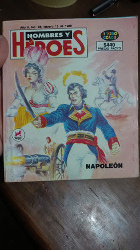 Napoleón En Cómic Hombres Y Héroes No.78 Editorial Vid