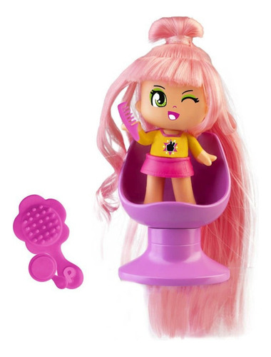 Figura Pinypon Super Melena Con Accs P/ Peinar Shp Tunishop