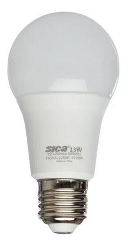 Pack 20 Lampara Foco Led Sica 13w 12w Fria Dia Calida 220v