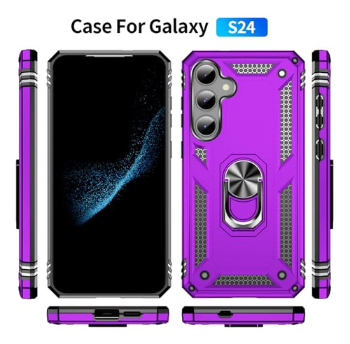 Funda Para Galaxy S24 Morado Protective