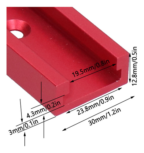 Trilho De Guia Com Limite De Limite Scale Chute Woodworking