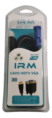 Cable Hdmi - Vga 1.5 Metros Irm 05987