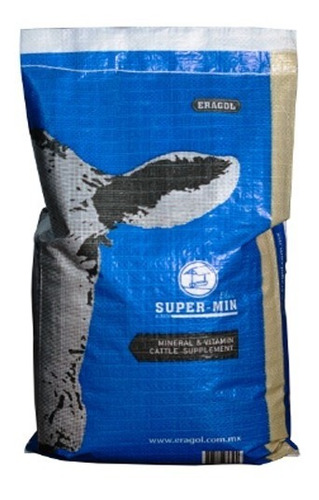 Super-min Azul 20kg. Supl. Mineral Y Vitaminico Ganado Bovin