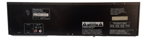 Compactera Technics Sl-pd887 A 220v Funcionando 5 Discos Zwt Negro (Usado)