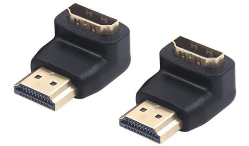 Vce 2-pack 3d Y 4 k Soportados Hdmi Macho A Hembra Adaptado