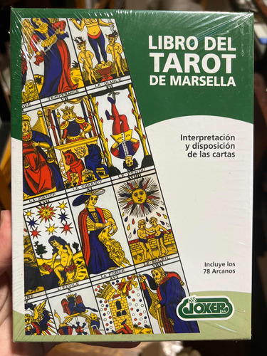 Libro Del Tarot De Marsella Joker Cartas+libro