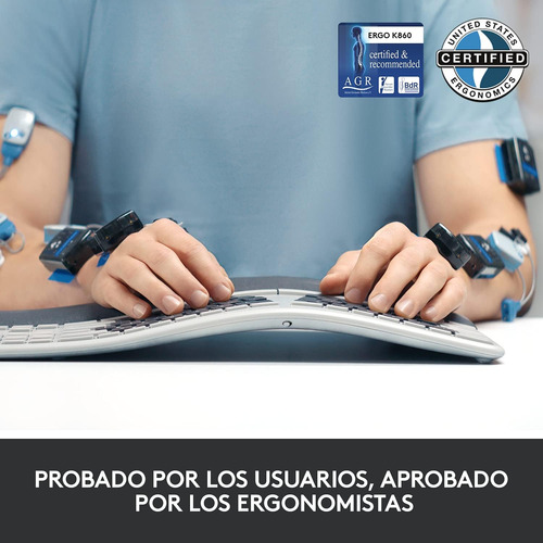 Logitech Ergo K860 Inalámbrico Y Ergonómico