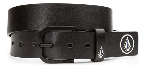 Volcom Clone Pu Belt Para Hombre, Negro, 38