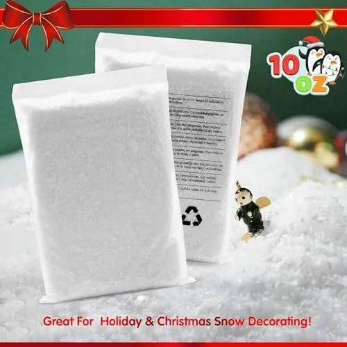 Nieve Artificial 280g Para Árbol De Navidad Y Decoración