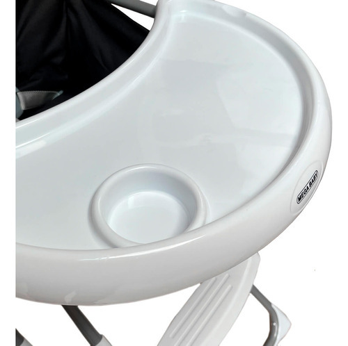 Imagen 4 de 7 de Silla De Comer Bebe Super Plegable Mega Baby Viena Nombre Del Diseño Viena Color Black