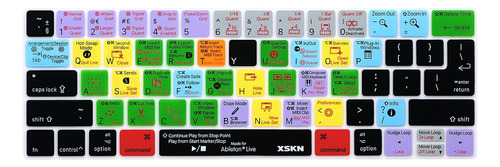 Xskn Ableton Live Shortcut Keyboard Skin Para Touch Bar Macb