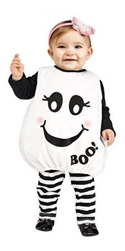 Disfraz Talla Small Unisex Para Bebé De Fantasma Halloween