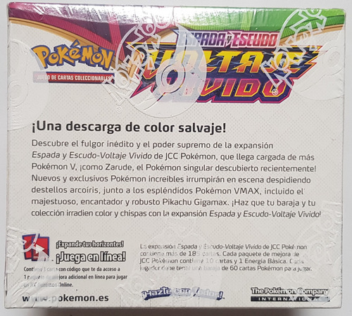Caja Pokemon Tcg Voltaje Vivido Nueva Y Sellada !!!