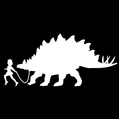 Una Niña Líder Vinilo Dinosaurio Stegosaurous Sticker Decal 