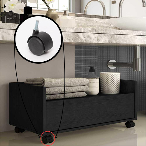 3 Rodízios Para Cama Box Ou Baú E Móveis Em Geral Rosca 5/16