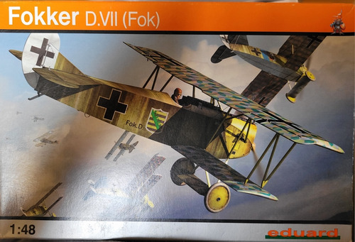 Avião Fokker D. Vll (fok) - 1:48 Eduard  (8132)