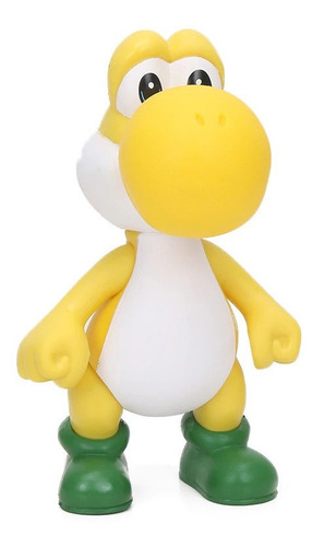 5 Figuras Yoshi Colores Super Mario Bros 13cm Envio Gratis