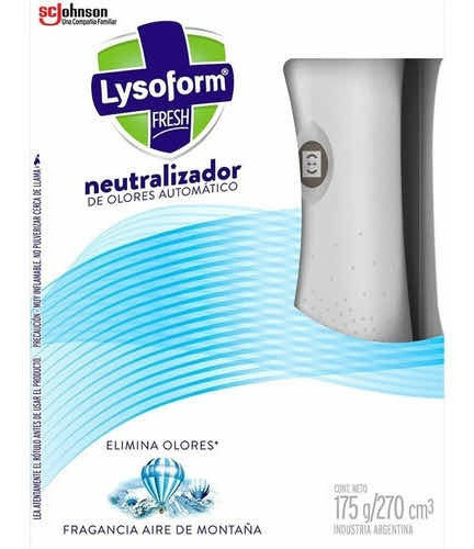 Neutralizador De Olores Lysoform Automático Full Aparato