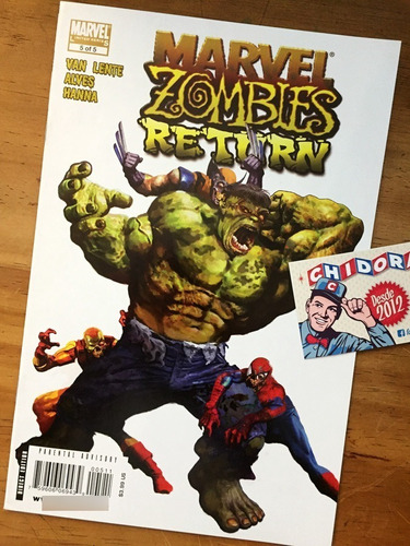 Comic - Marvel Zombies Return #45 Spider-man Hulk Suydam