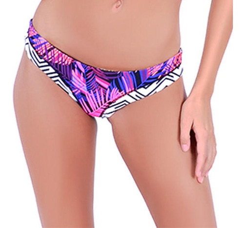 Bikini Calzón Colales Color Estampado Morado