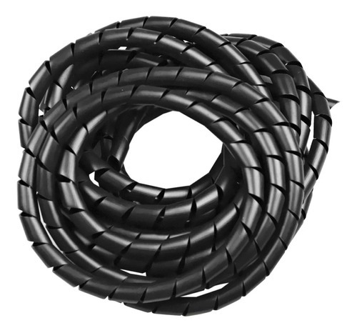 Organizador De Cabos Spiral Tube 1/2 2m Preto Blister