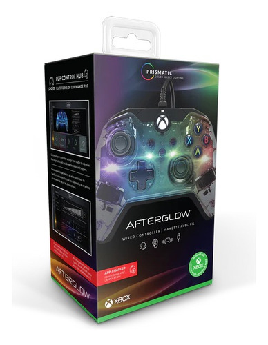 Control Original Alámbrico Xbox Series Afterglow Prismatic