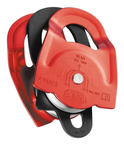 Imagen 1 de 3 de Polea Doble Dfg Twin Petzl Placas Movibles
