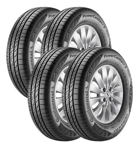 Jogo 4 Pneus Continental Aro 15 Powercontact 2 195/65r15 91h