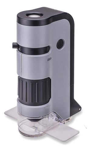 Carson Microflip 100x-250x - Microscopio De Bolsillo Con Luz