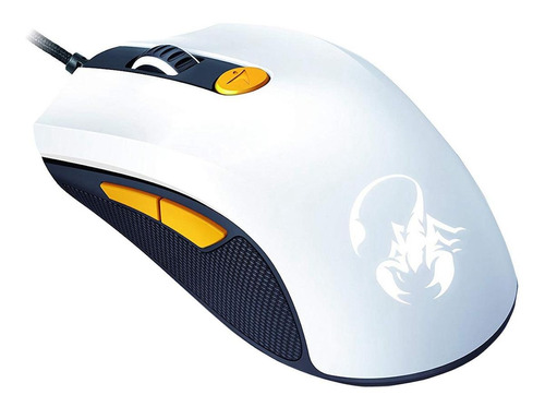 Mouse gamer de juego Genius  Scorpion M8-610 white y orange