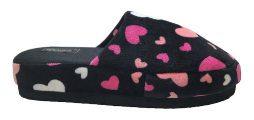 Pantuflon De Mujer Estampada Plush A510